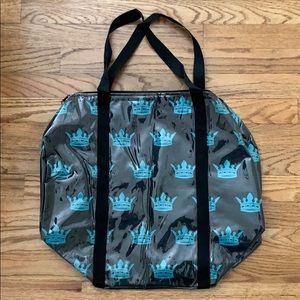 Medium Crown Print Canvas Duffel Bag